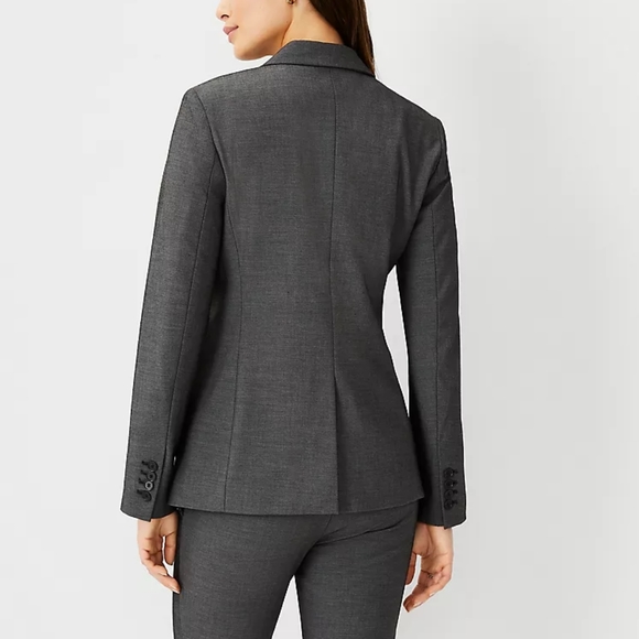 Ann Taylor Long One-Button Bi-Stretch Blazer NWT - Picture 2 of 9